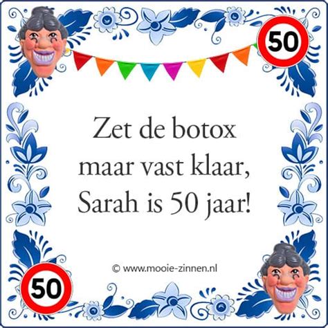 50 jaar vrouw grappige teksten|De leukste Sarah spreuken, grappige teksten,。